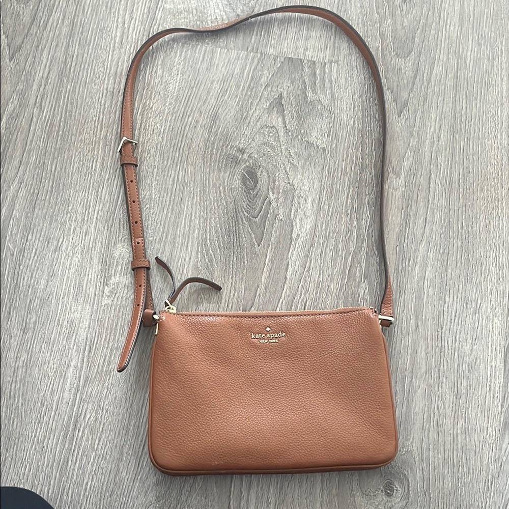Kate Spade Brown Leather Crossbody Bag